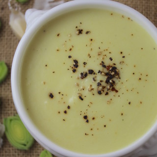 Leek and potato soup