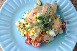 porgyandcornsalad