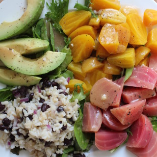 beet salad with miso