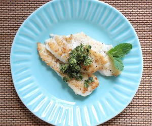 flounder with gremolata