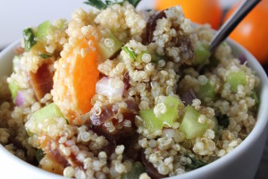 quinoa date tangerine salad