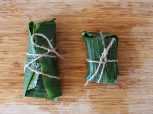 banana leaf bundles