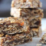 5 ingredient granola bars with calamondin