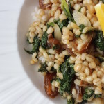 barley kale date warm salad