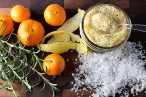 calamondin lemon rosemary salt