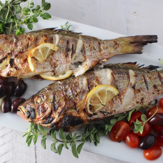 greek whole roasted snapper