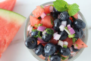 blueberry and watermelon salsa