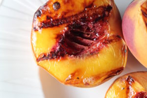 grilled peach no ice cream