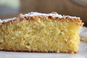 olive oil cake slice