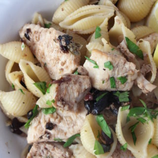 swordfish olive pasta