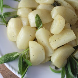 Braised Turnip with Sage