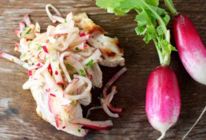 Korean radish salad