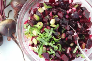 Beet Salad with Basil and Cumin