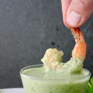Shrimp in Lemongrass Dipping Sauce