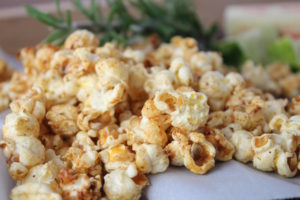 Lime Rosemary Honey Popcorn