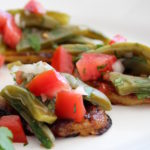 Nopales Salad with Plantains