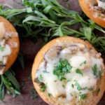 Seafood bread bowl with saffron and tarragon