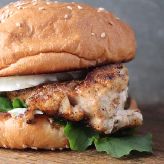 Grouper Sandwich Blackened