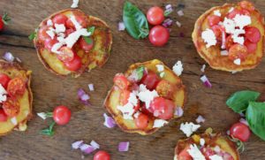 Corn Fritters on Platter