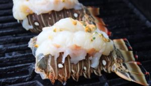 FL Lobster Tails on Grill