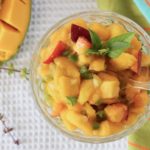 Mango Peach Basil Salsa