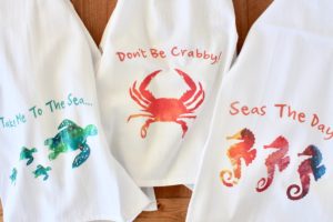 Sea Life Flour Sack Towels