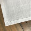 Flour sack sewn edges