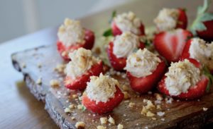 Strawberries with mascarpone