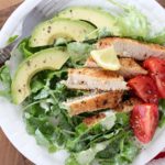 Wahoo salad with green goddess