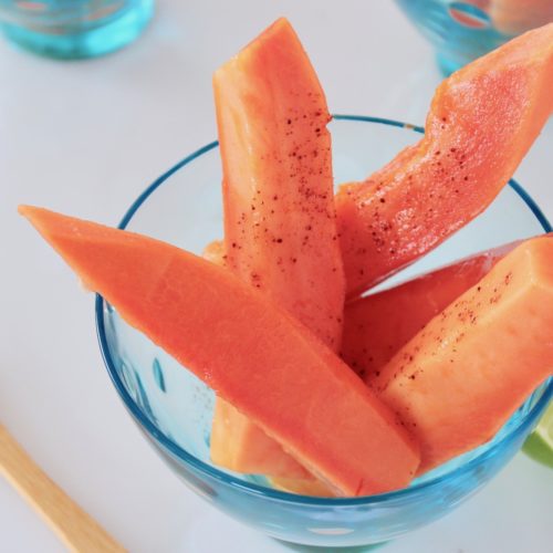Papaya with Lime My Delicious Blog