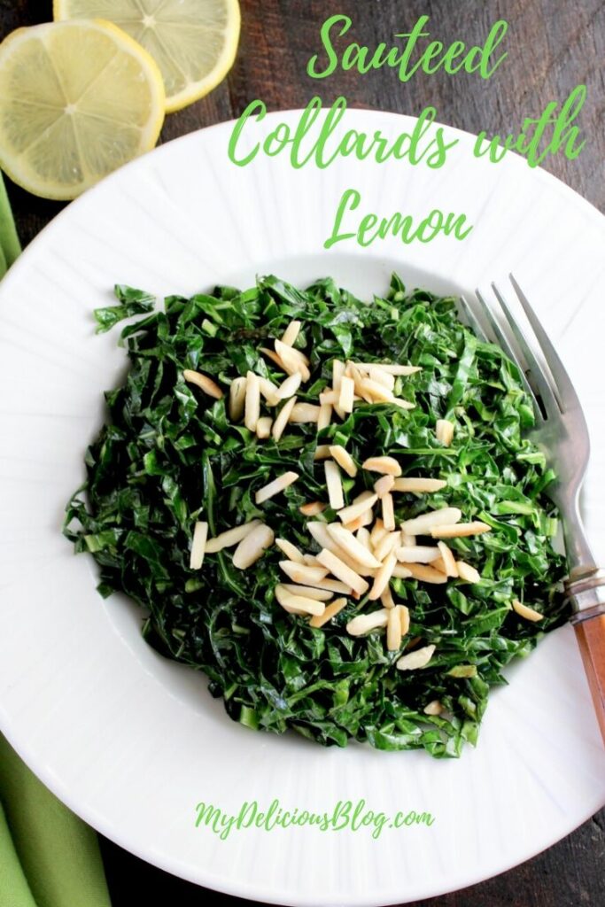 Sauteed Collards with Lemon | My Delicious Blog